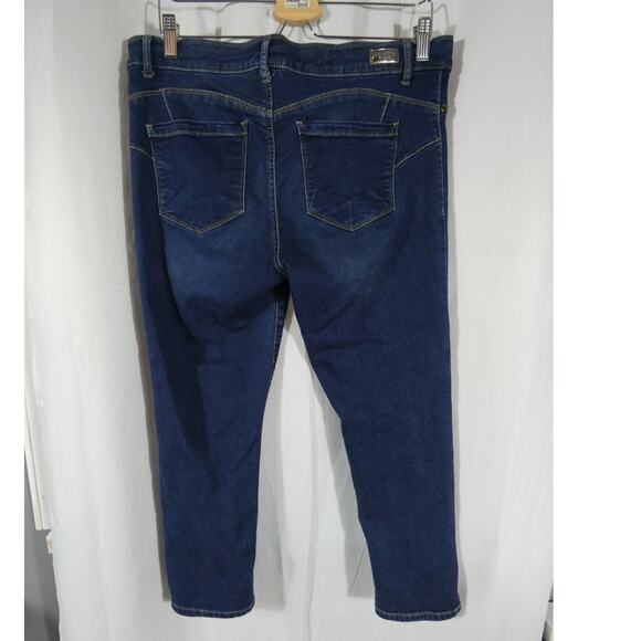 Juicy Couture Los Angeles Denim Jeans 14 Skinny Leg Stretchy Ankle Length - Picture 3 of 7